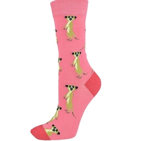 Womens Meerkat Bamboo Socks Bamboozld - 1