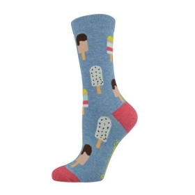Womens Icypole Bamboo Socks BBS18ICYPOLEW-BLU DownUnderWear