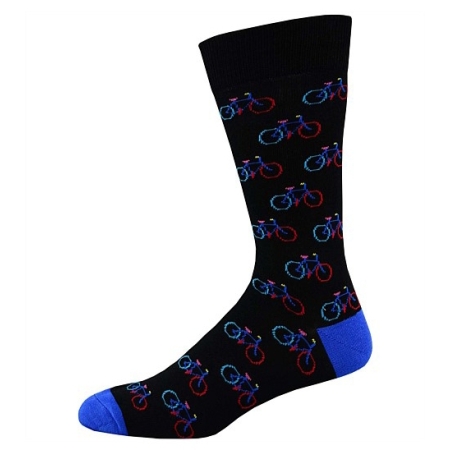 Mens On Ya Bike Bamboo Socks BBW16ONYAR-BLK DownUnderWear