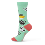 Womens Kitty In A Teacup Bamboo Socks