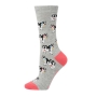 Womens Jezebel Cow Bamboo Socks Bamboozld - 1