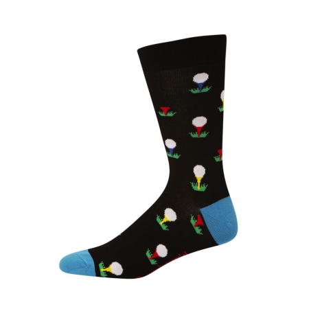 Mens Tee Time Bamboo Socks