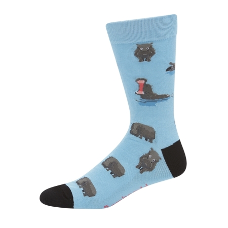 Mens Hungry Hippo Bamboo Socks Bamboozld - 1