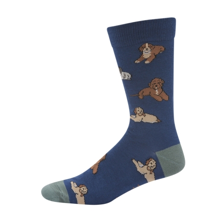 Mens Cavoodles Bamboo Socks