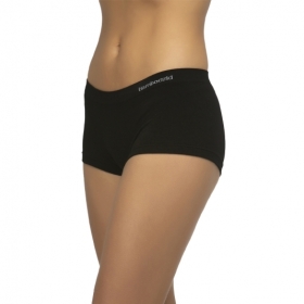 Womens Black Bamboo Boyleg Bamboozld - 1