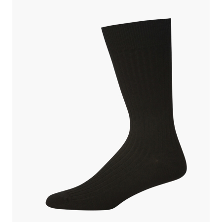 Mens Ribbed Merino Crew Socks Bamboozld - 1