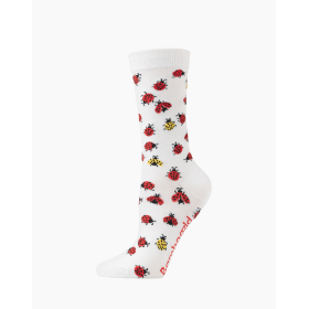 Womens Lady Bug Bamboo Socks BBS24LADYBUGW DownUnderWear