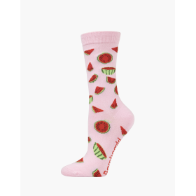 Womens Water Melon Bamboo Socks BBS24WATERMELONW DownUnderWear