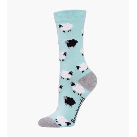 Womens Fluffy Sheep Bamboo Socks