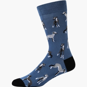 Mens Greyhound Bamboo Socks